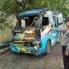 Elf Loncat Jalur Lalu Tabrak Motor, 1 Tewas