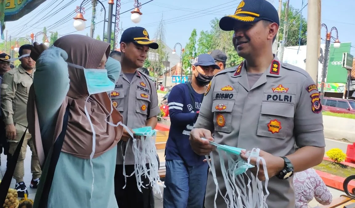 Polres Majalengka Semprot Pasar Kadipaten