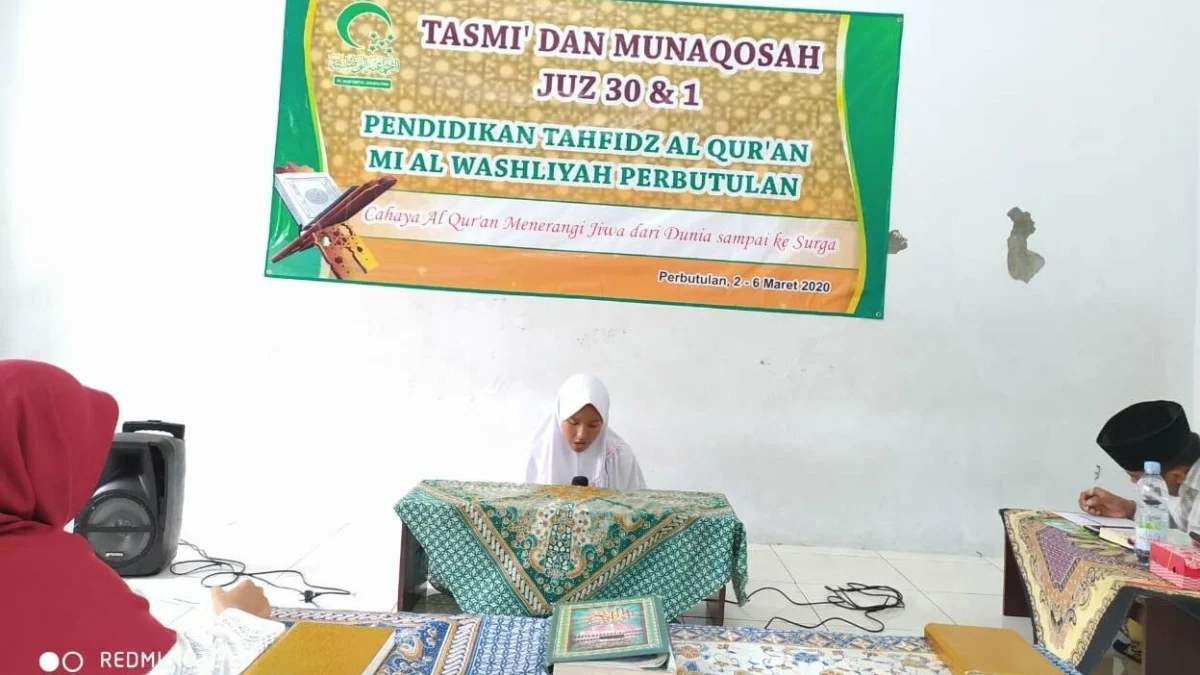 25 Siswa MI Al Washliyah Ikuti Ujian Tasmi Quran