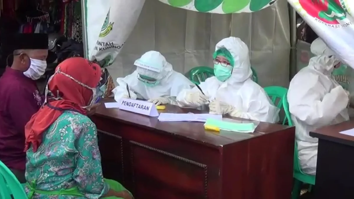 Hasil Rapid Test Masal di Pasar Baru dan Pasar Kepuh, Semua Negatif hasil rapid test