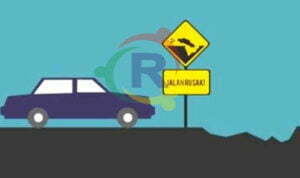 Jalan Rusak Tambah Parah