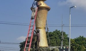 Tugu Bokor Kuningan Dipercantik