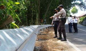 Rawan Kecelakaan, Jalan Cirendang-Cigugur Dilengkapi Guard Rail