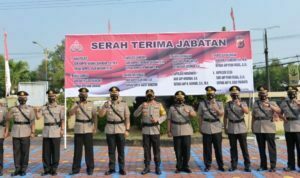 Tujuh Pejabat Polres Sertijab