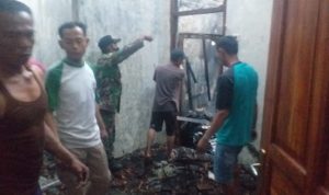 Ditinggal Ziarah, Rumah Terbakar