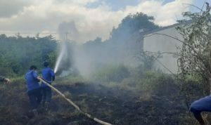 Nyaris Menjalar ke Rumah Warga