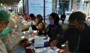 Ribuan Petugas Sensus Rapid Test Gratis