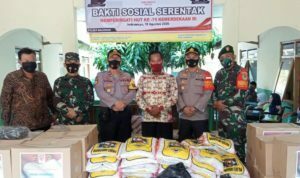 Polsek Balongan Helat Baksos