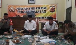 Polsek Anjatan Gelar Pengajian Rutin