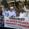 Pakistan France Protest