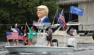 Trump Supporters Hold Boat Parade From Ft Lauderdale To Boca Raton