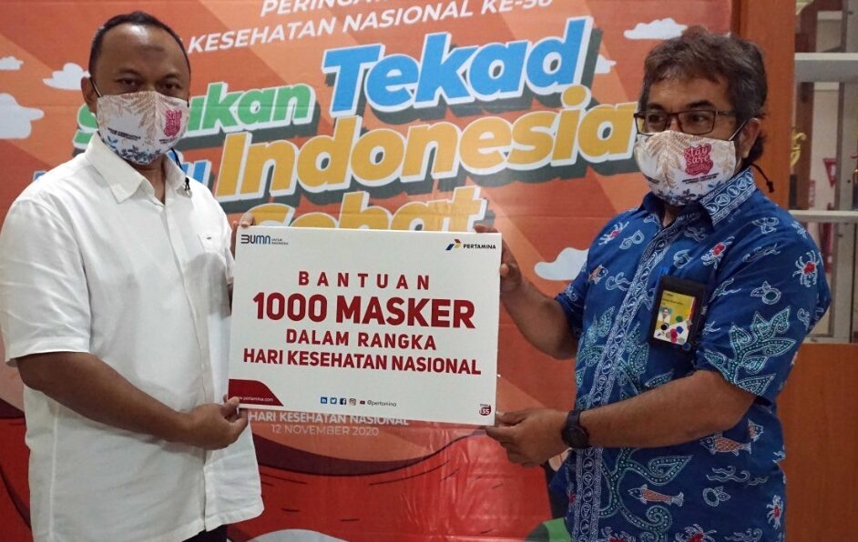 Pertamina Bantu Seribu Masker