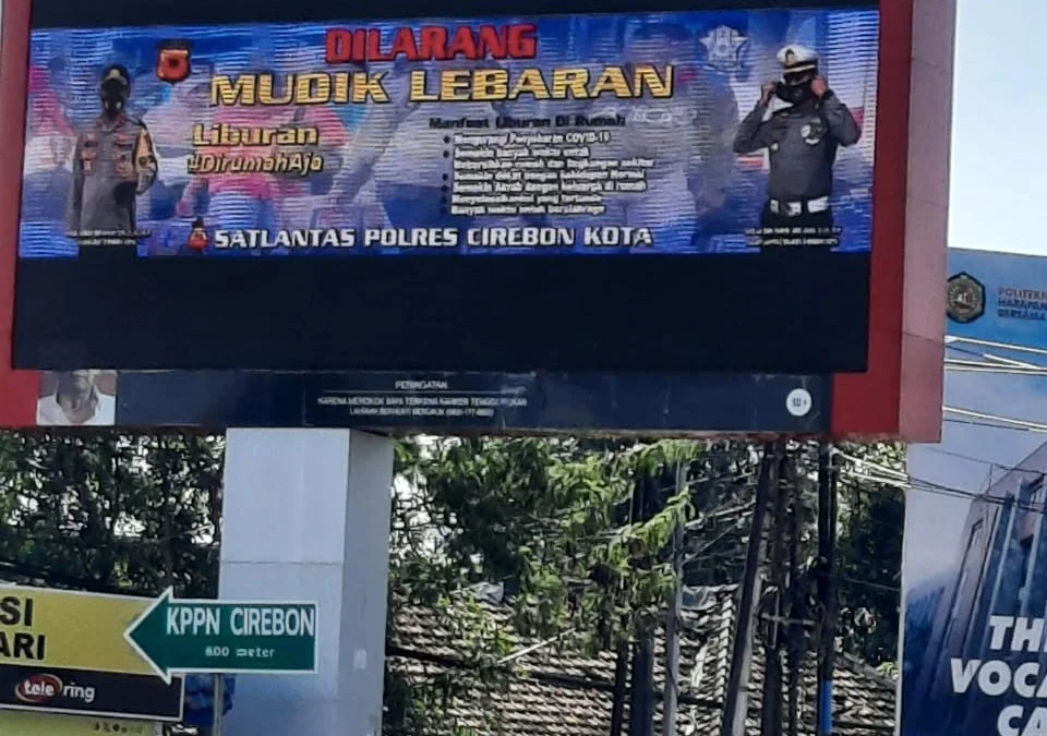 Larang Mudik lewat Videotron Larang Mudik lewat Videotron