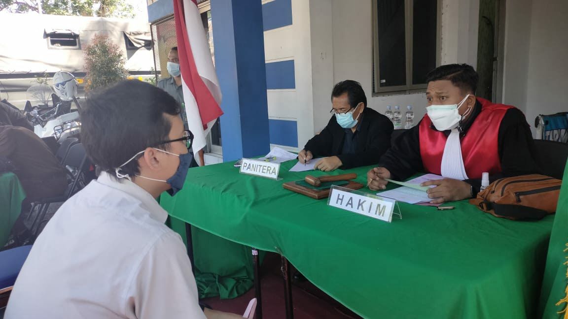 Sidang Pelanggaran Prokes, Denda Rp10 Juta