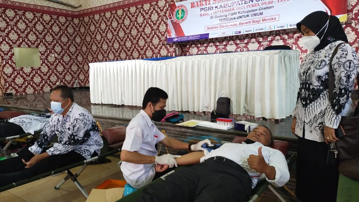 PGRI Rutin Gelar Donor Darah