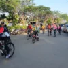 Polres Ciko Gelar Fun Bike and Aerobic
