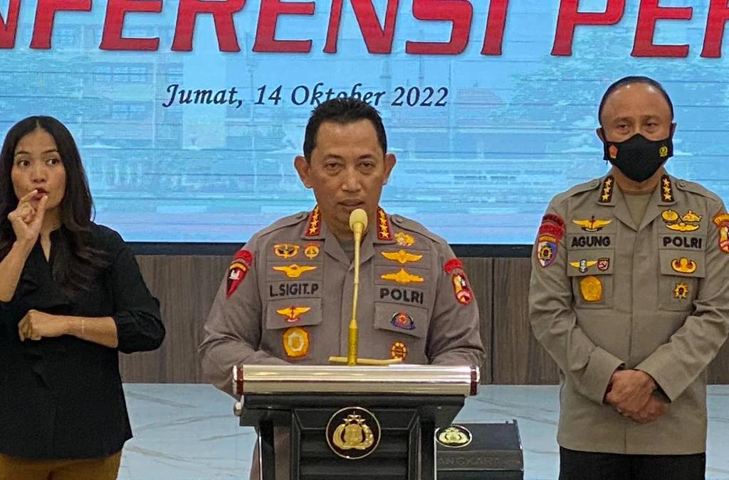 11 Tersangka, 5 Polisi Aktif