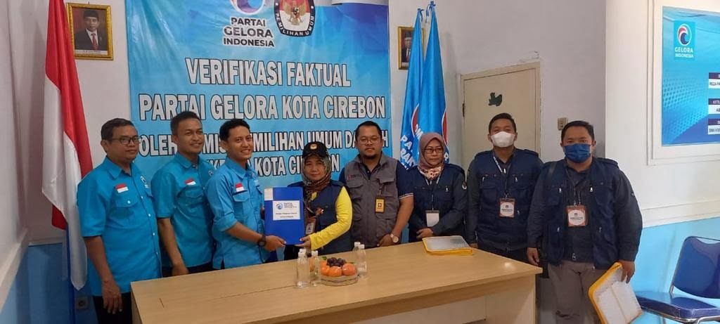 Partai Gelora Kota Cirebon Penuhi Syarat Verfak