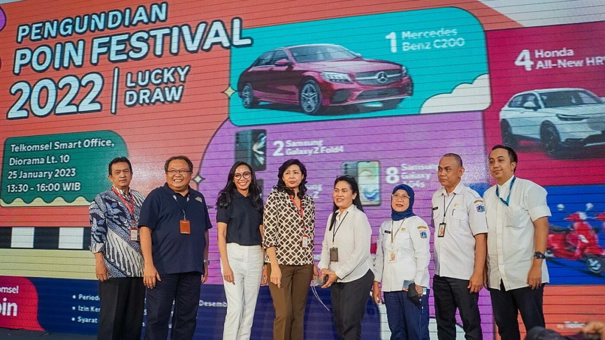 Telkomsel Umumkan Pemenang Poin Festival Lucky Draw 2022. Berhadiah 5 Mobil Mewah