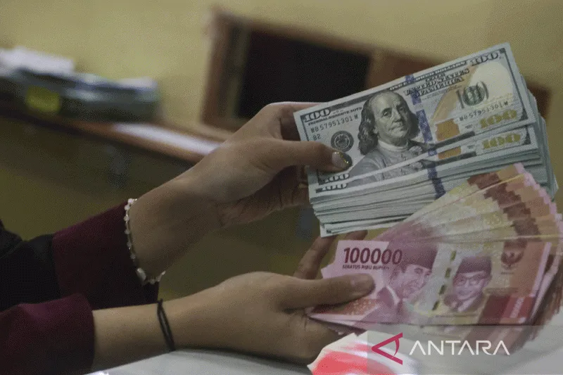 Ilustrasi nilai tukar rupiah. Foto: ANTARA