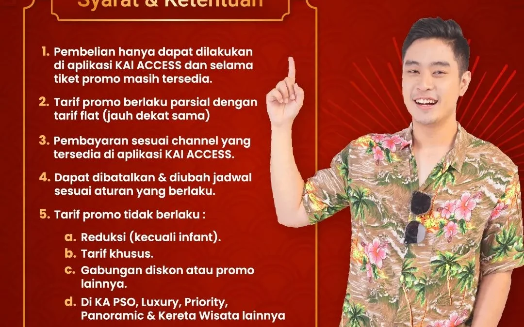 Selain Promo, Ternyata Ada Kejutan Imlek Bagi Penumpang Kereta