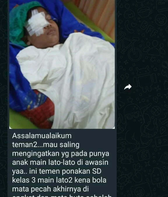 Beredar Foto Korban Lato-lato di WAG