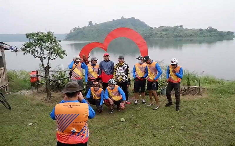 Danau Setu Patok, Menjadi Tujuan Pesepeda Setiap Sabtu dan Minggu Pagi