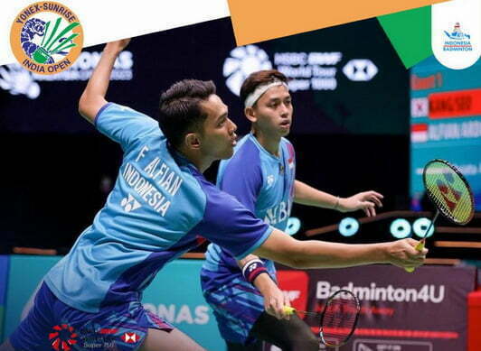 Fajar-Rian Lolos 16 Besar India Open 2023