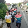 TBR chapter Cirebon rutin jogging setiap minggu pagi, lari untuk sehat, sehat untuk ibadah./ Ist.radarcirebon.id