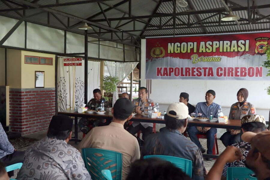 Kapolresta Cirebon Serap Saran