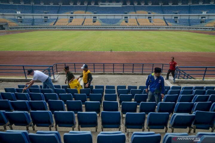 Stadion GBLA dipersiapkan untuk menjadi venue laga Persib v Persija