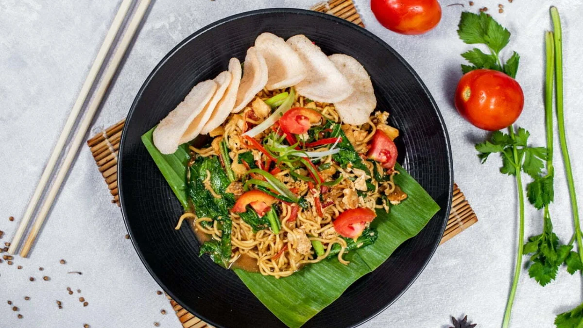 Salah satu varian mie dalam menu My Mie Oasis Bistro & Poolside Aston Cirebon. --FOTO: Aston Cirebon Hotel & Convention Center