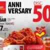 Promo Richeese Anniversary 12 Tahun, Diskon 50 Persen di Semua Outlet