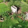 Suasana rumah pompa pengisian air kereta api di Kabupaten Majalengka.