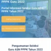 Jadwal Pengumuman PPPK Guru 2022