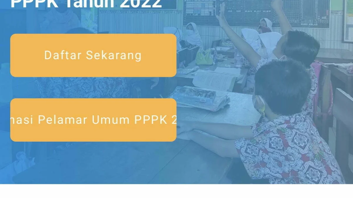 Jadwal Pengumuman PPPK Guru 2022