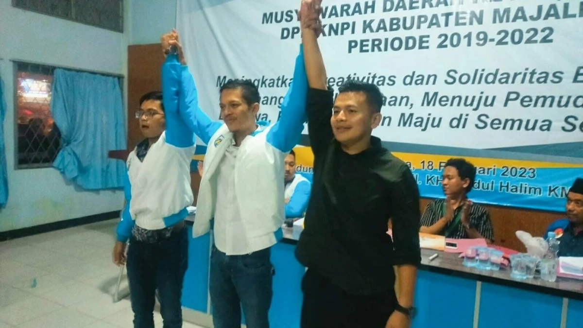 Anto Febrianto terpilih menjadi ketua DPD KNPI Majalengka Periode 2023-2026 melalui Musyawarah Daerah (Musda) ke-XV di Gedung KNPI setempat, Minggu 19 Februari 2023