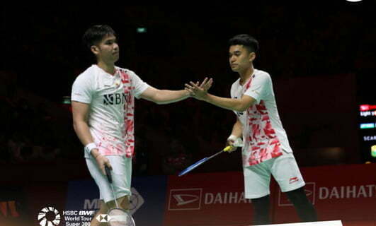 Leo Rolly Carnando- Daniel Marthin di semifinal Thailand Masters 2023