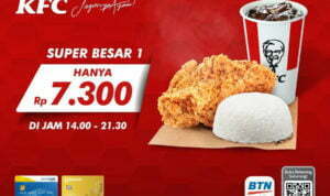 Promo KFC Hari ini, Beli KFC Cuma Rp73.000 untuk Paket Super Besar