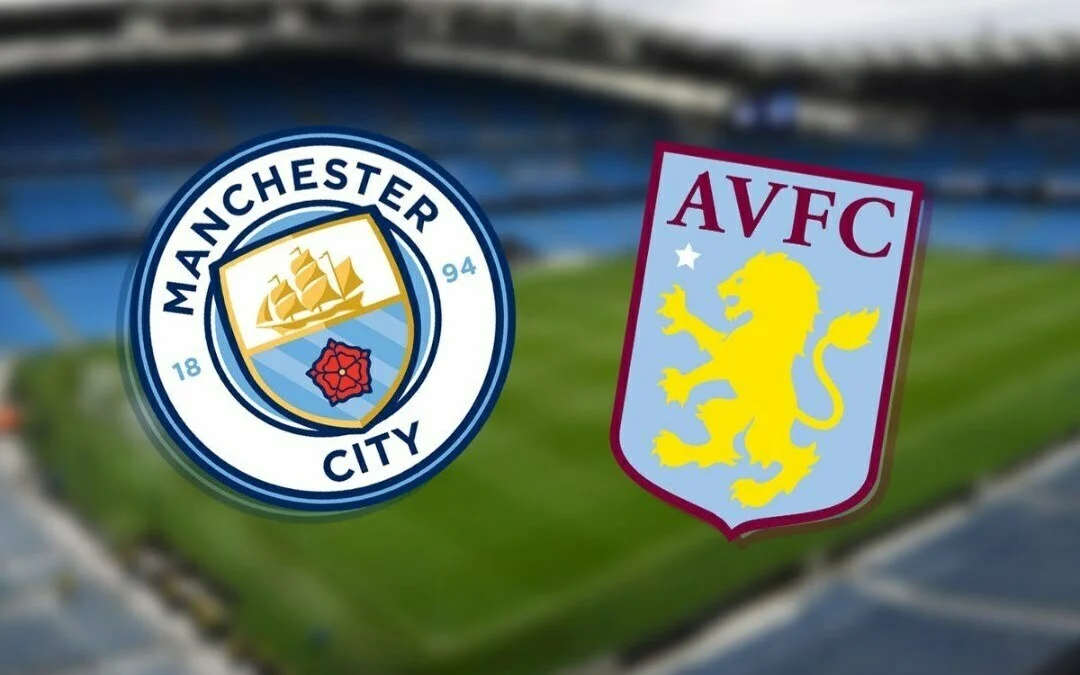 Ilustrasi Manchester City vs Aston Villa