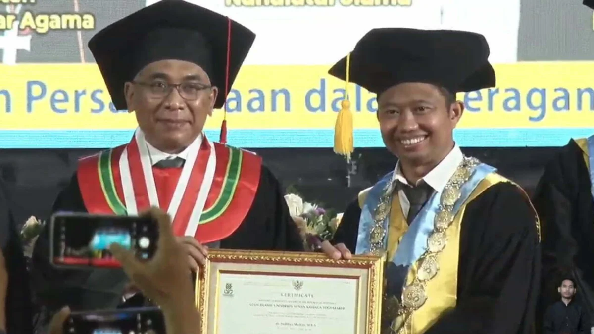 UIN Sunan Kalijaga Anugerahkan Gelar Doktor kepada KH Yahya Cholil Staquf, Sudibyo dan Kardinal Miguel