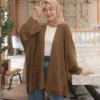 ootd cardigan rajut hijab