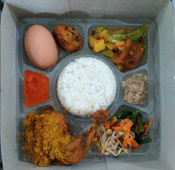 menu nasi kotak harga 25000