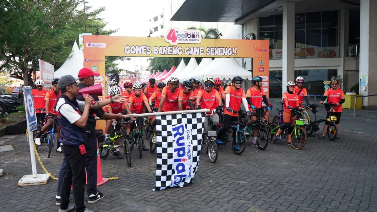 Seli Fondo, Event Tahunan Komunitas Sepeda Lipat Cirebon Sukses Digelar