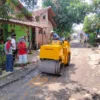 Jalan rusak di Argasunya, sebagian ruas sudah dilakukan pemadatan. Tinggal finishing dengan aspal tempel