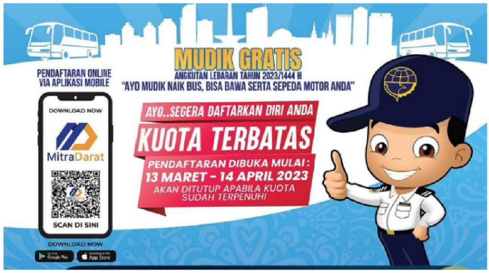 Mudik Gratis Kemenhub 2023