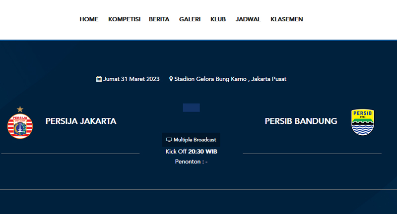 Persija vs Persib Bandung