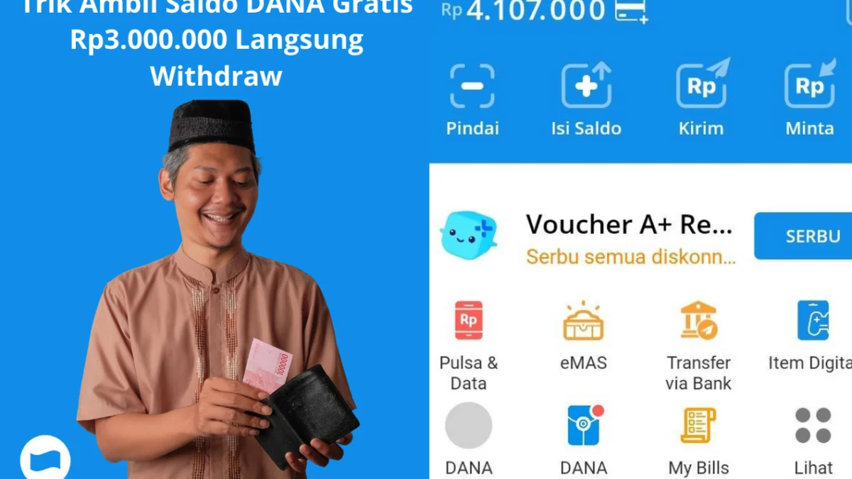 Inilah Cara Mudah Dapat Saldo DANA Gratis Rp3.000.000 dengan Aplikasi BNC Digital Bank