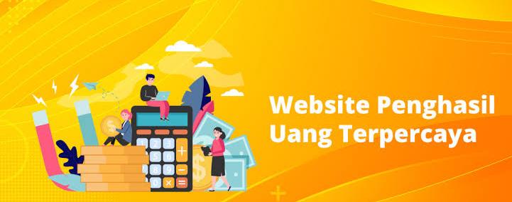 7 website penghasil uang terpercaya 2023.