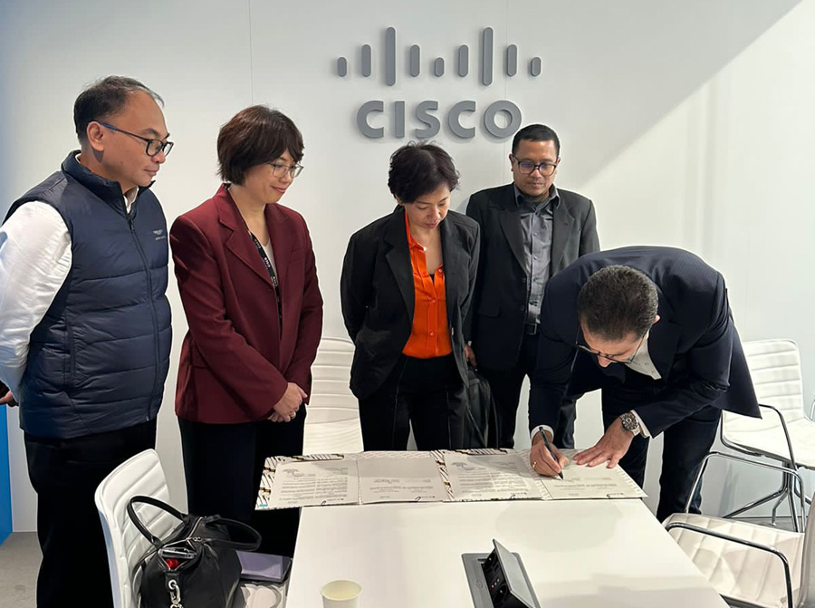 XL Axiata dan Cisco Lakukan MoU